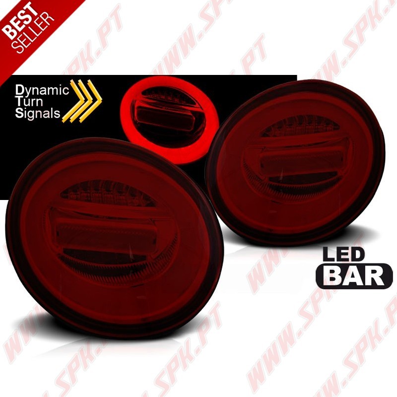 Farolins LED-BAR Dynamic Dark-Red - VW Beetle (1998-2005) Farolins LED-BAR Dynamic Dark-Red - VW Beetle (1998-2005)