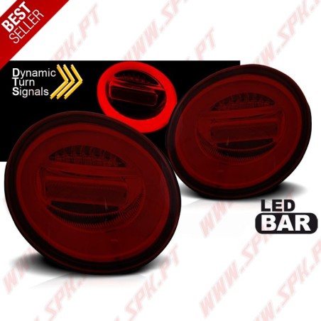 Farolins LED-BAR Dynamic Dark-Red - VW Beetle (1998-2005)