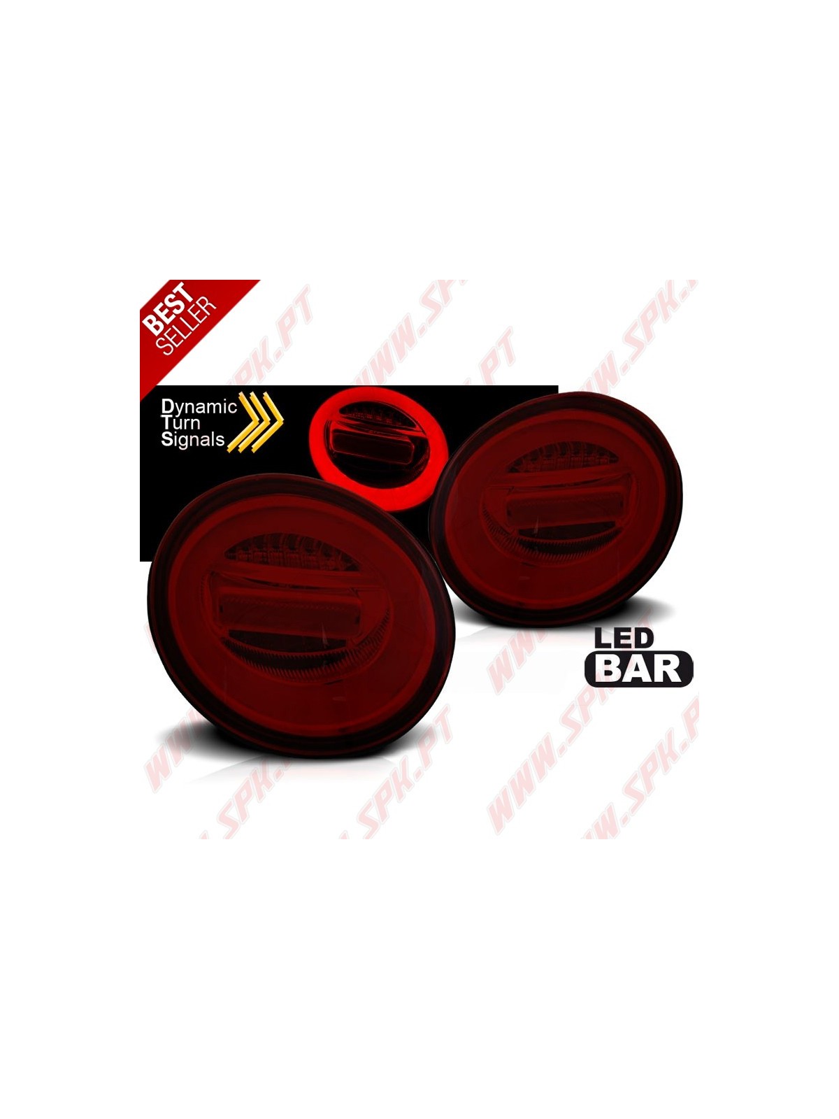 Farolins LED-BAR Dynamic Dark-Red - VW Beetle (1998-2005) Farolins LED-BAR Dynamic Dark-Red - VW Beetle (1998-2005)