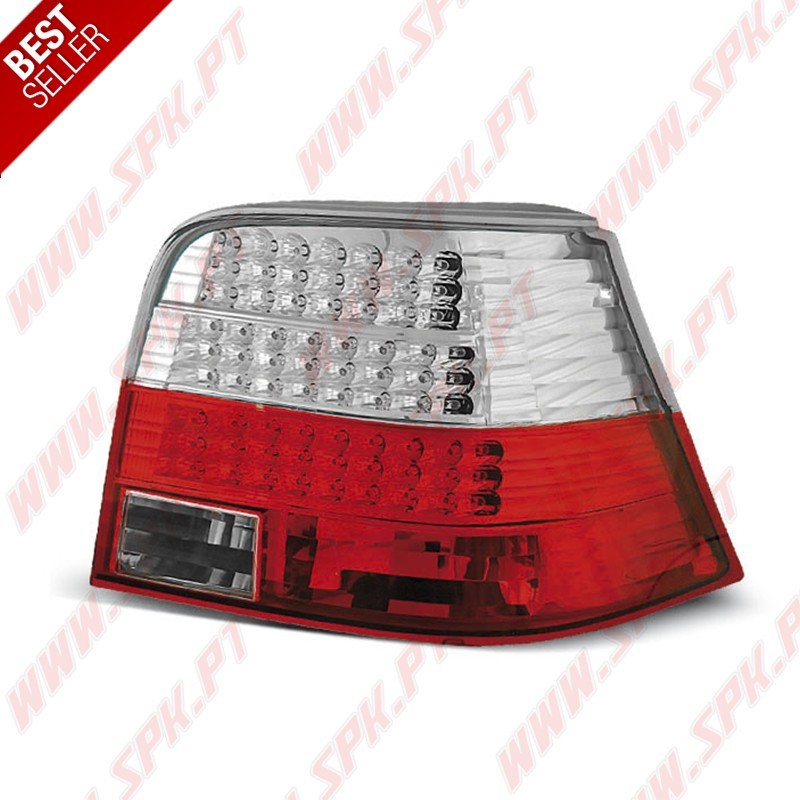Farolins LED Red+Clear - VW Golf 4 (1997-2003)