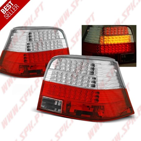 Farolins LED Red+Clear - VW Golf 4 (1997-2003)