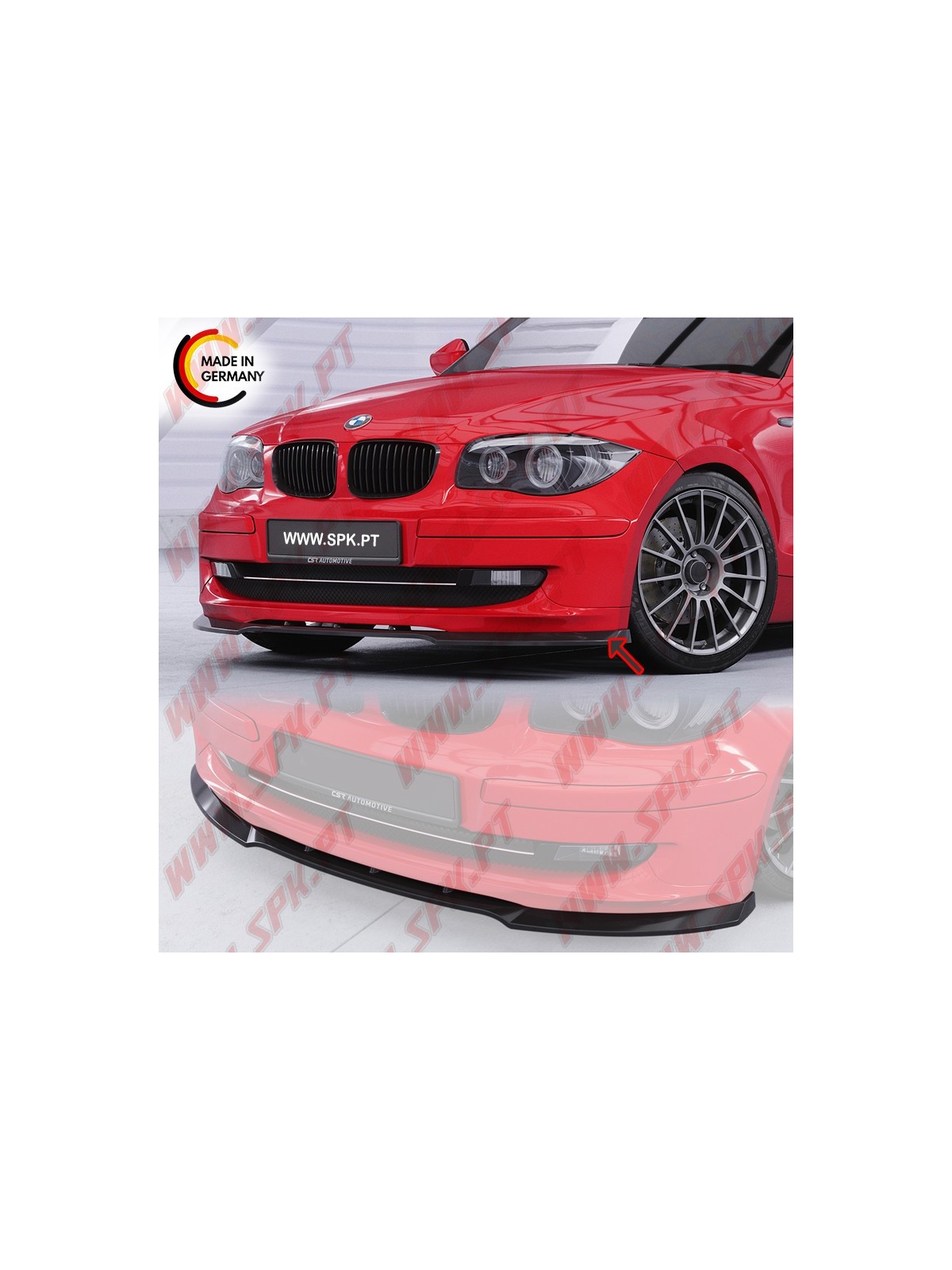 Lip Spoiler Frontal BMW E81 / E87 Facelift (2007-2013)