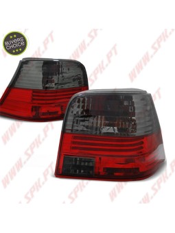 Farolins Cristal Red+Smoke - VW Golf 4 (1997-2003)