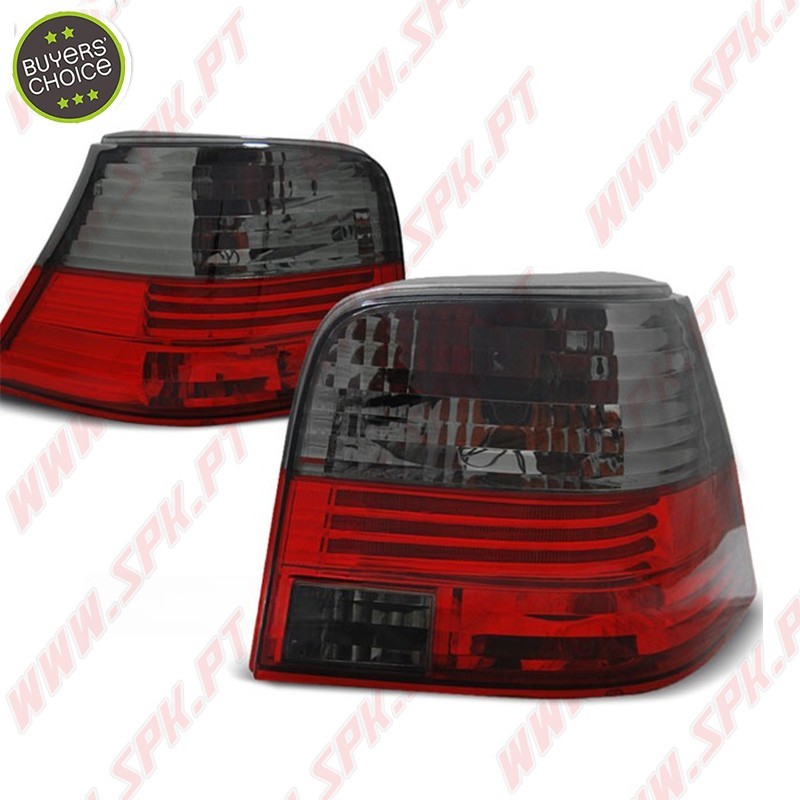 Farolins Cristal Red+Smoke - VW Golf 4 (1997-2003) Farolins Cristal Red+Smoke - VW Golf 4 (1997-2003)