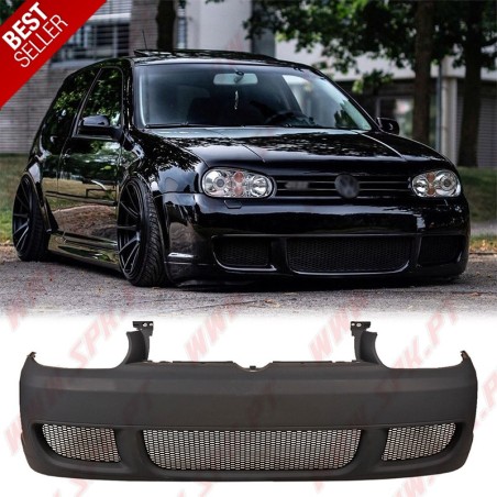 Para-Choques Frontal Look R32 C/Grelhas Favos - VW Golf 4 (1997-2004)