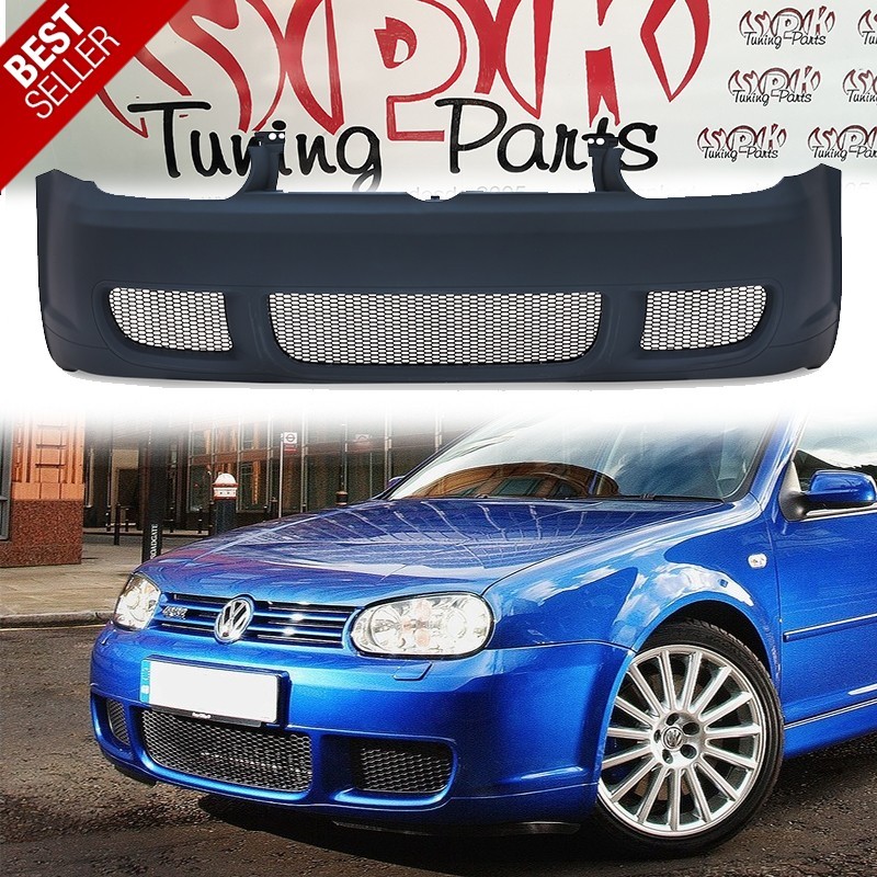 Para-Choques Frontal Look R32 C/Grelhas Favos - VW Golf 4 (1997-2004)
