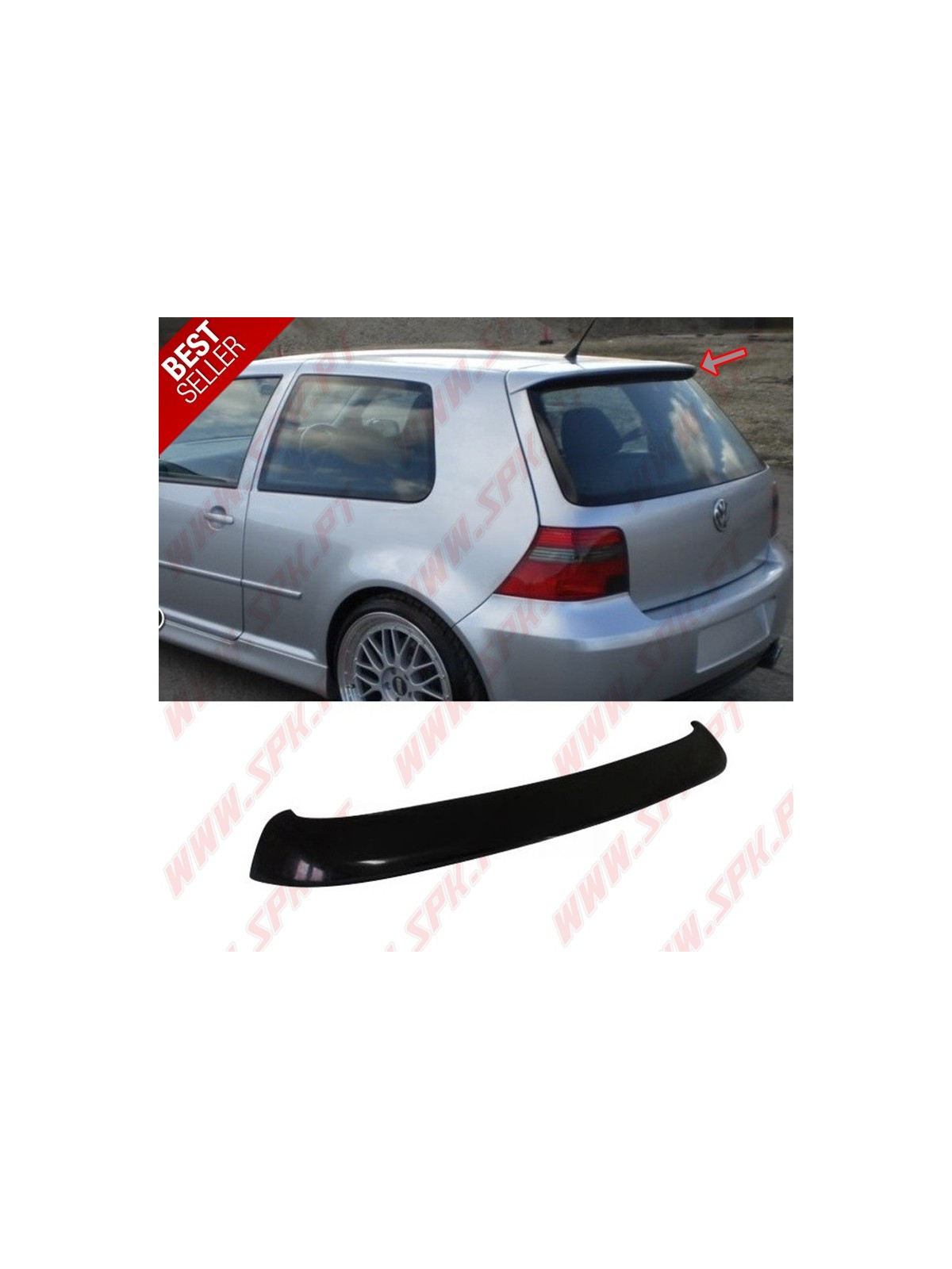Aileron Traseiro Look R32 - VW Golf 4 (1997-2004) Aileron Traseiro Look R32 - VW Golf 4 (1997-2004)