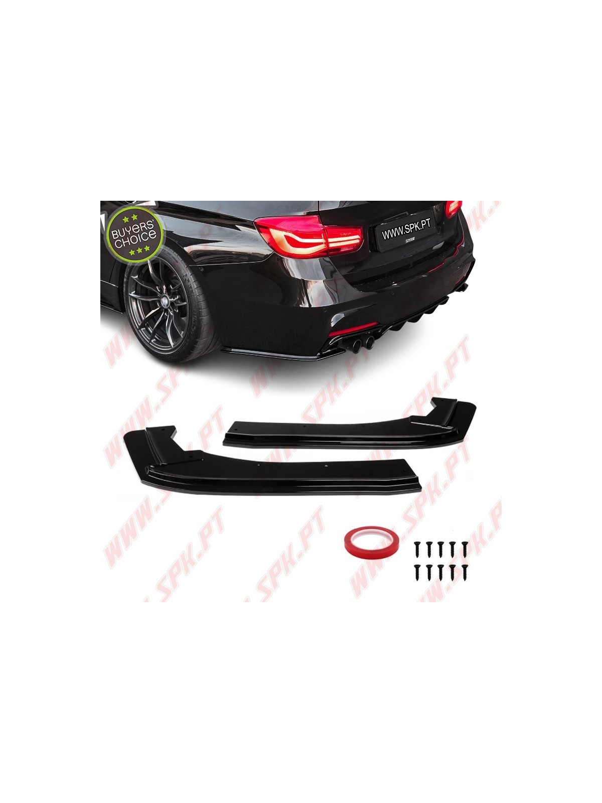 Splitters Traseiros - BMW F30 / F31 (2011-2019) Splitters Traseiros - BMW F30 / F31 (2011-2019)
