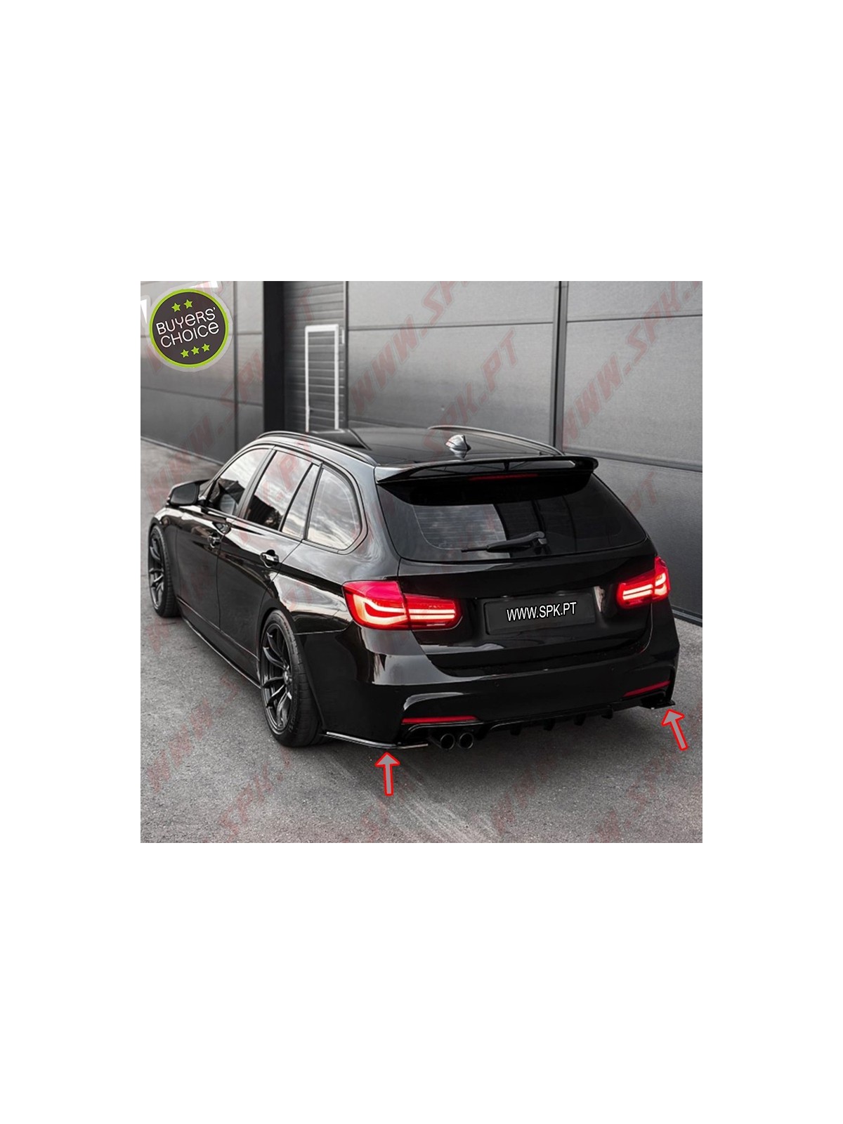 Splitters Traseiros - BMW F30 / F31 (2011-2019) Splitters Traseiros - BMW F30 / F31 (2011-2019)