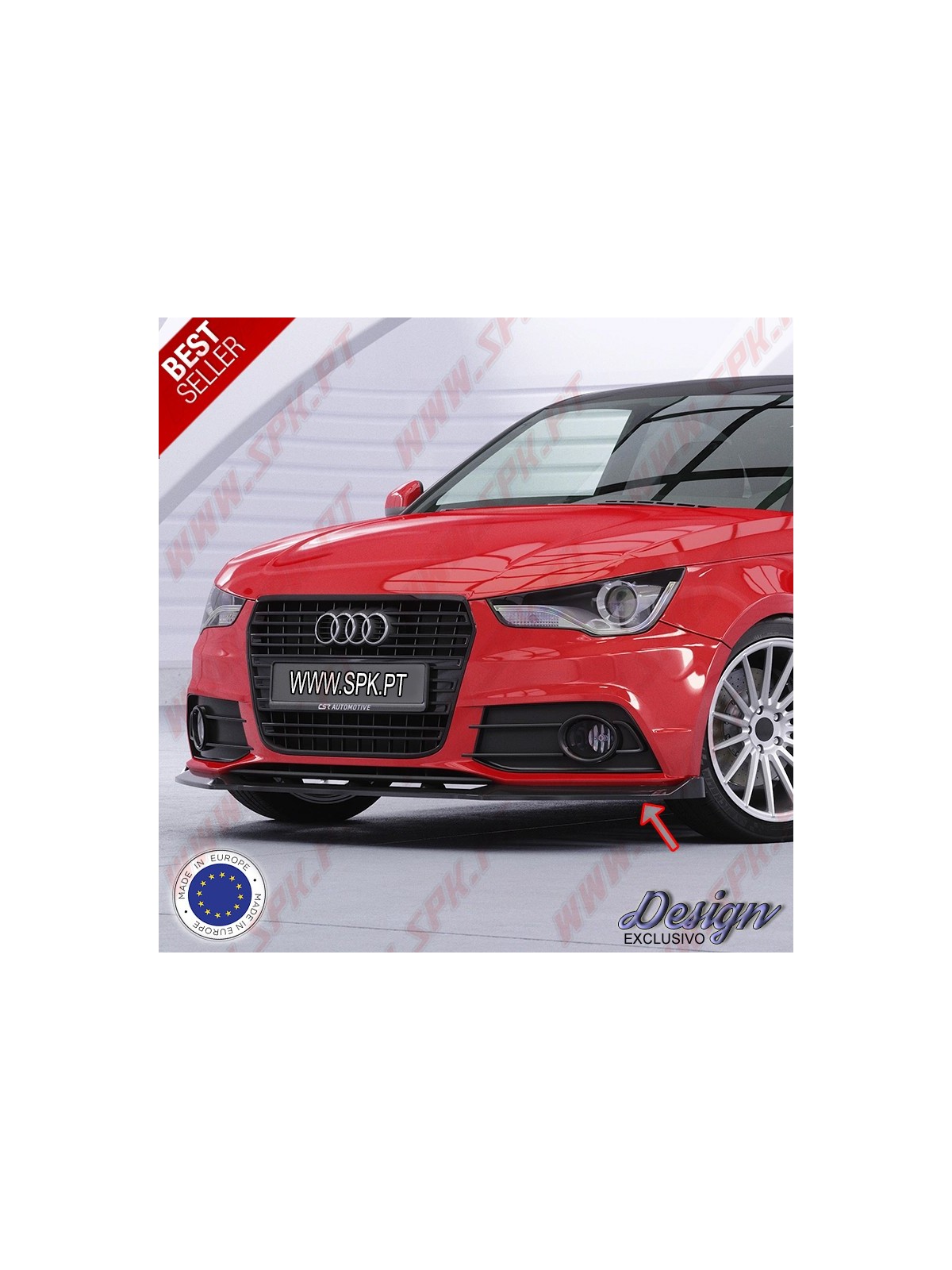 Lip Spoiler Frontal - Audi A1 8X S-Line (2010-2014)