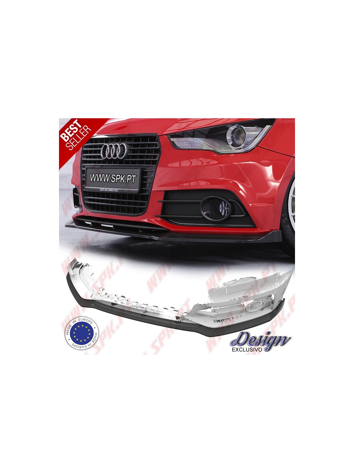 Lip Spoiler Frontal - Audi A1 8X S-Line (2010-2014)