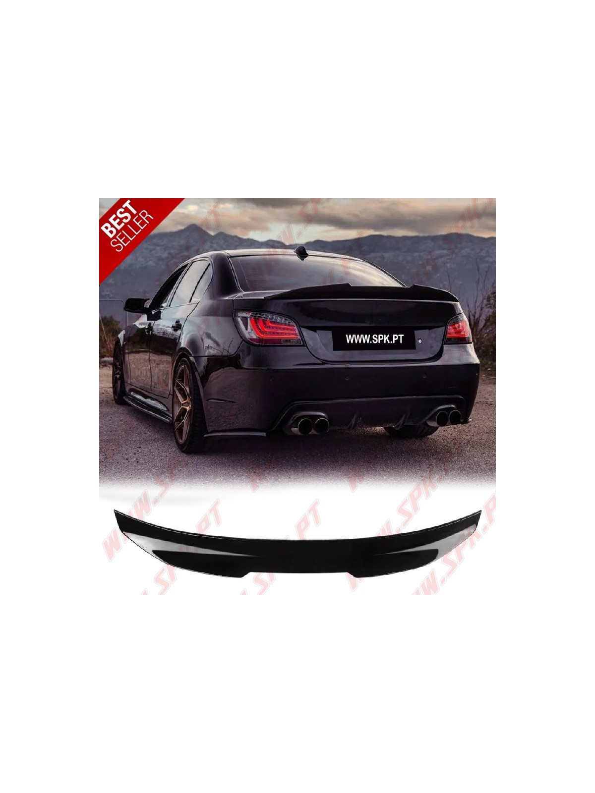 Aileron Traseiro Look PSM BMW E60 Sedan (2003-2010) Aileron Traseiro Look PSM BMW E60 Sedan (2003-2010)