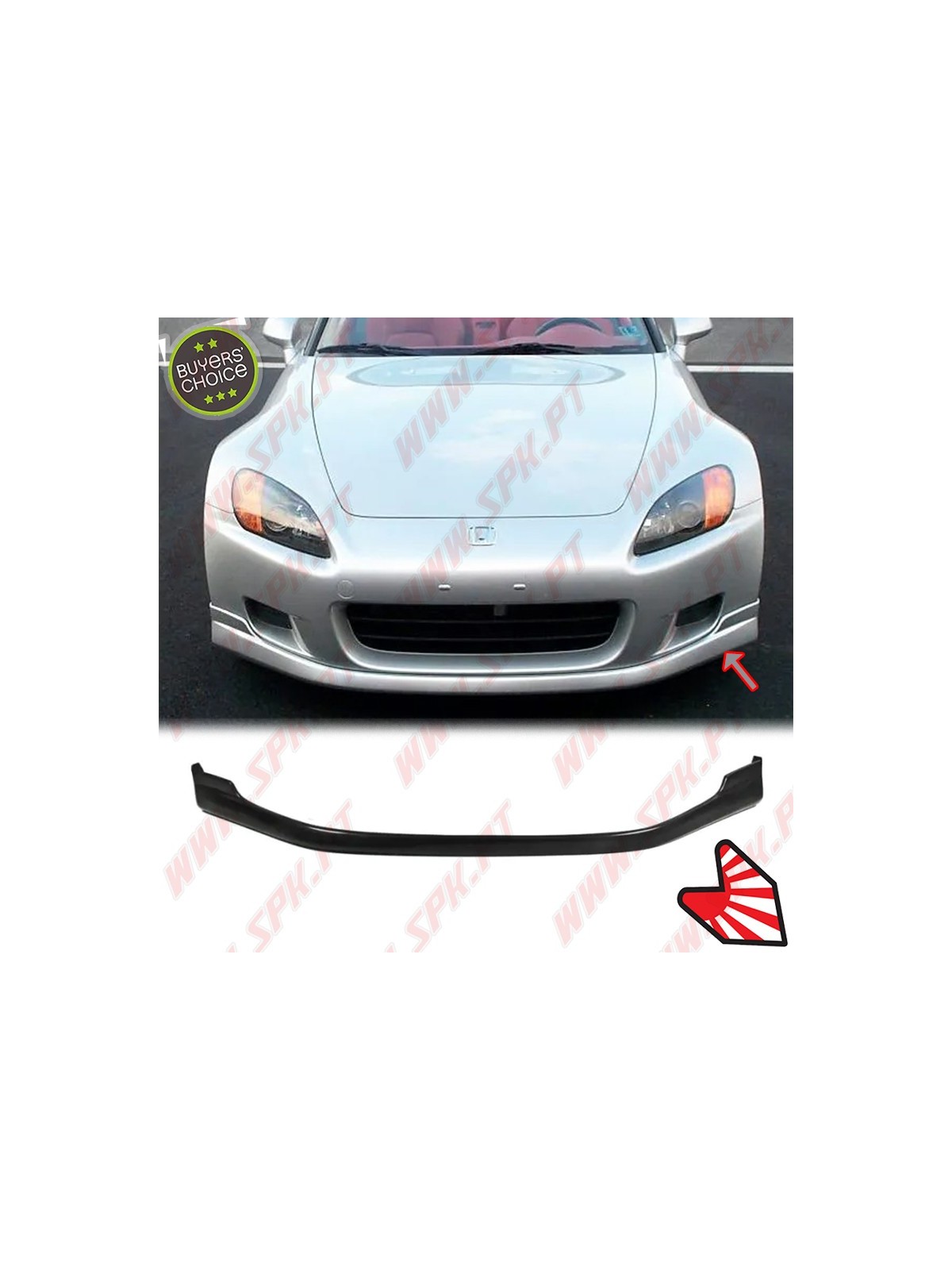 Lip Spoiler Frontal Look OEM - Honda S2000 Pré-Facelift (2003-2009)