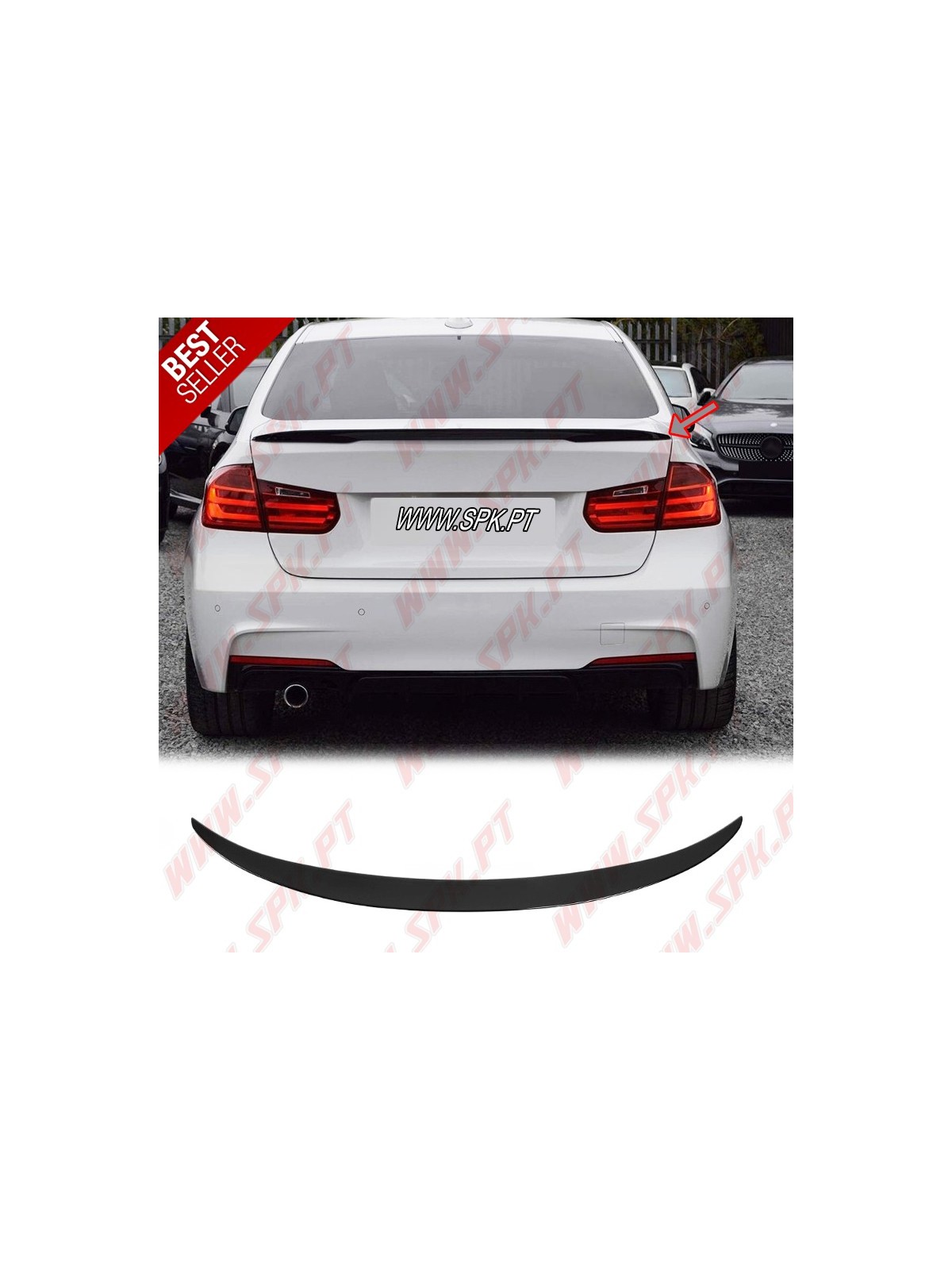 Aileron Traseiro Look M-Perf - BMW F30 Sedan / F80 (2011-2018)