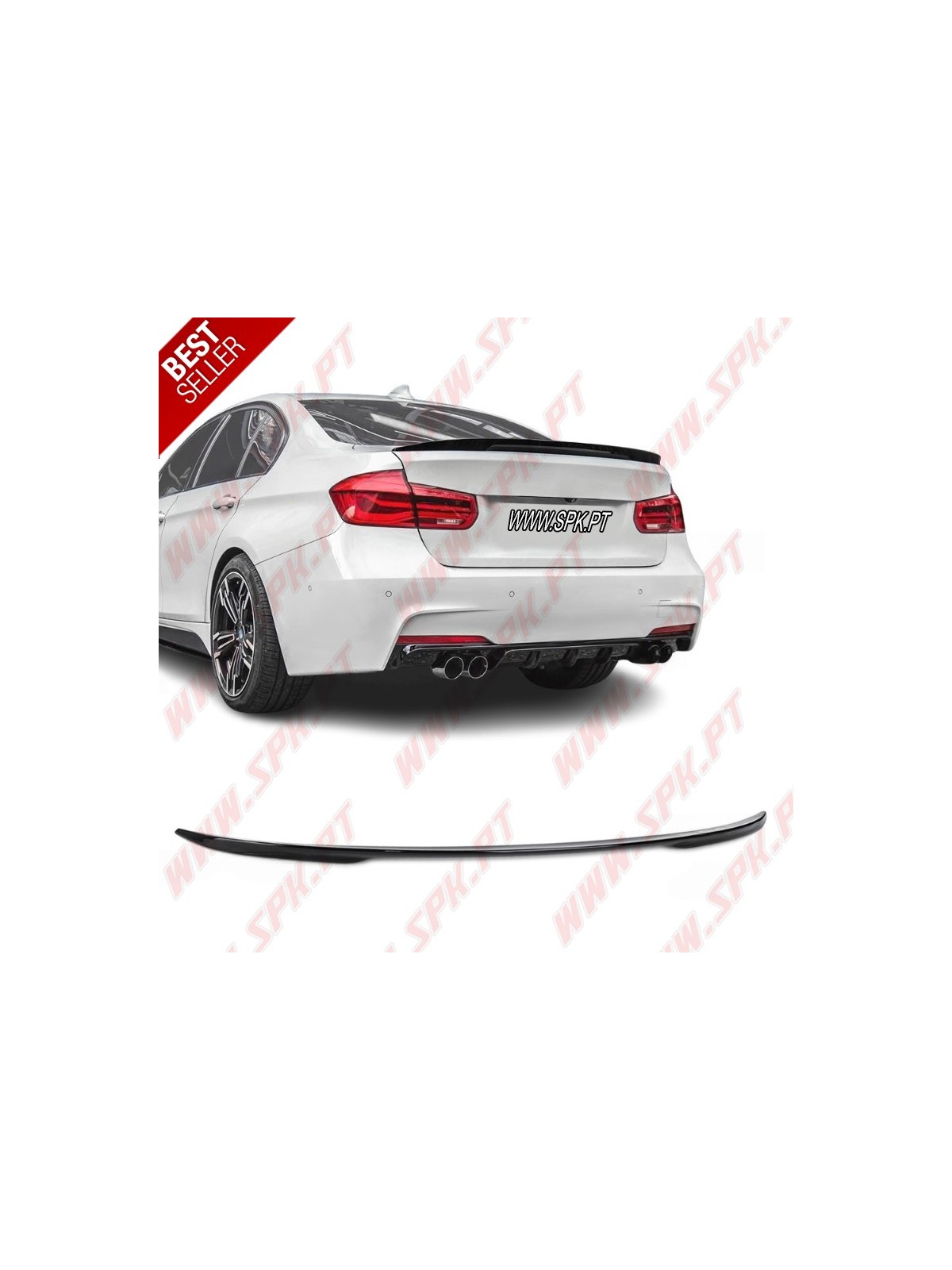 Aileron Traseiro Look M-Perf - BMW F30 Sedan / F80 (2011-2018)