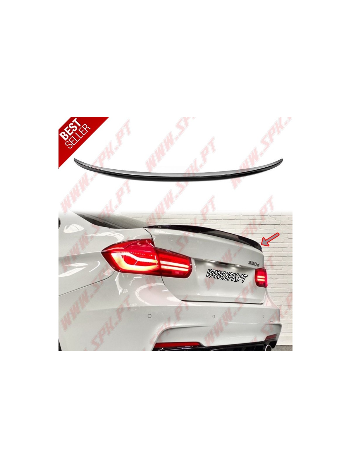 Aileron Traseiro Look M-Perf - BMW F30 Sedan / F80 (2011-2018)