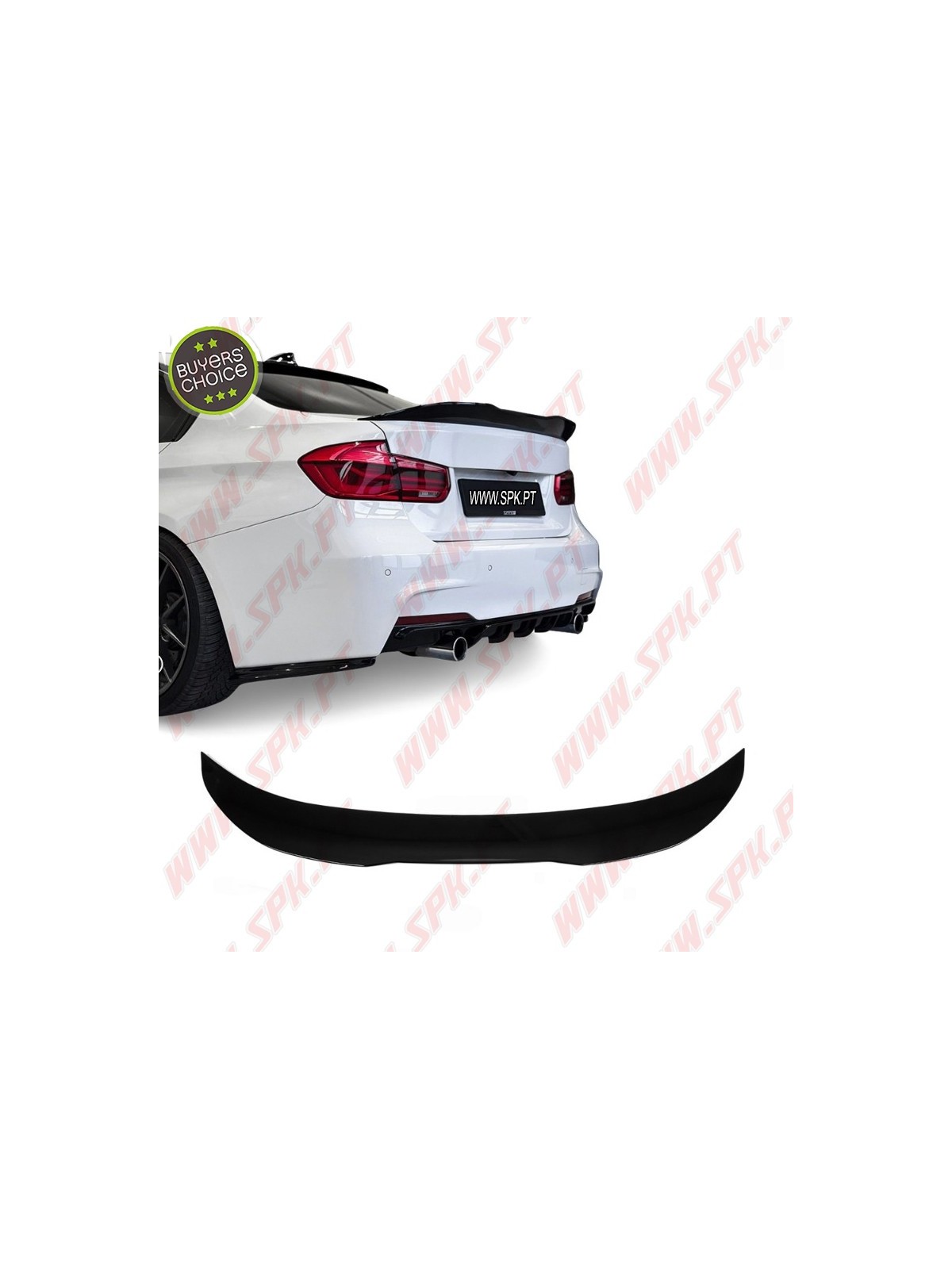Aileron Traseiro Look PSM - BMW F30 Sedan / F80 (2011-2018)