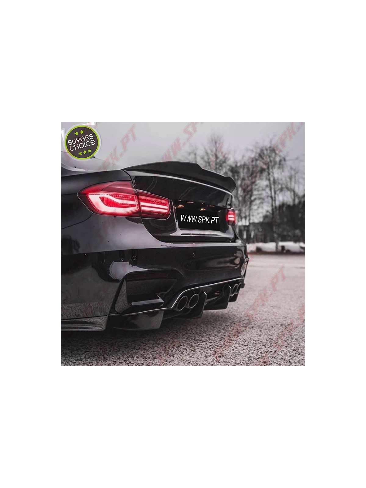 Aileron Traseiro Look PSM - BMW F30 Sedan / F80 (2011-2018)