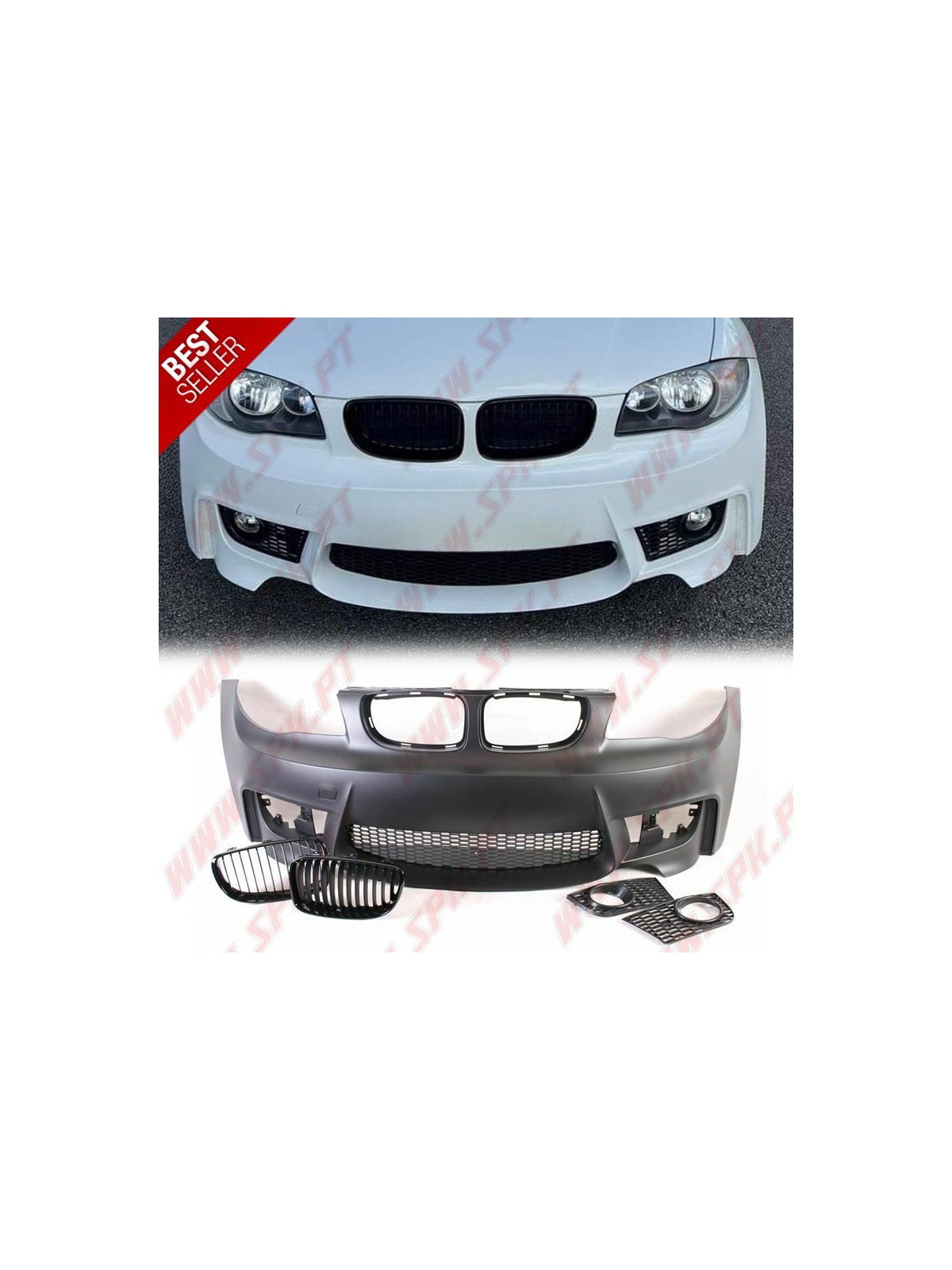 Para-Choques Frontal Look 1M - BMW E81 / E82 / E87 / E88 (2004-2013)