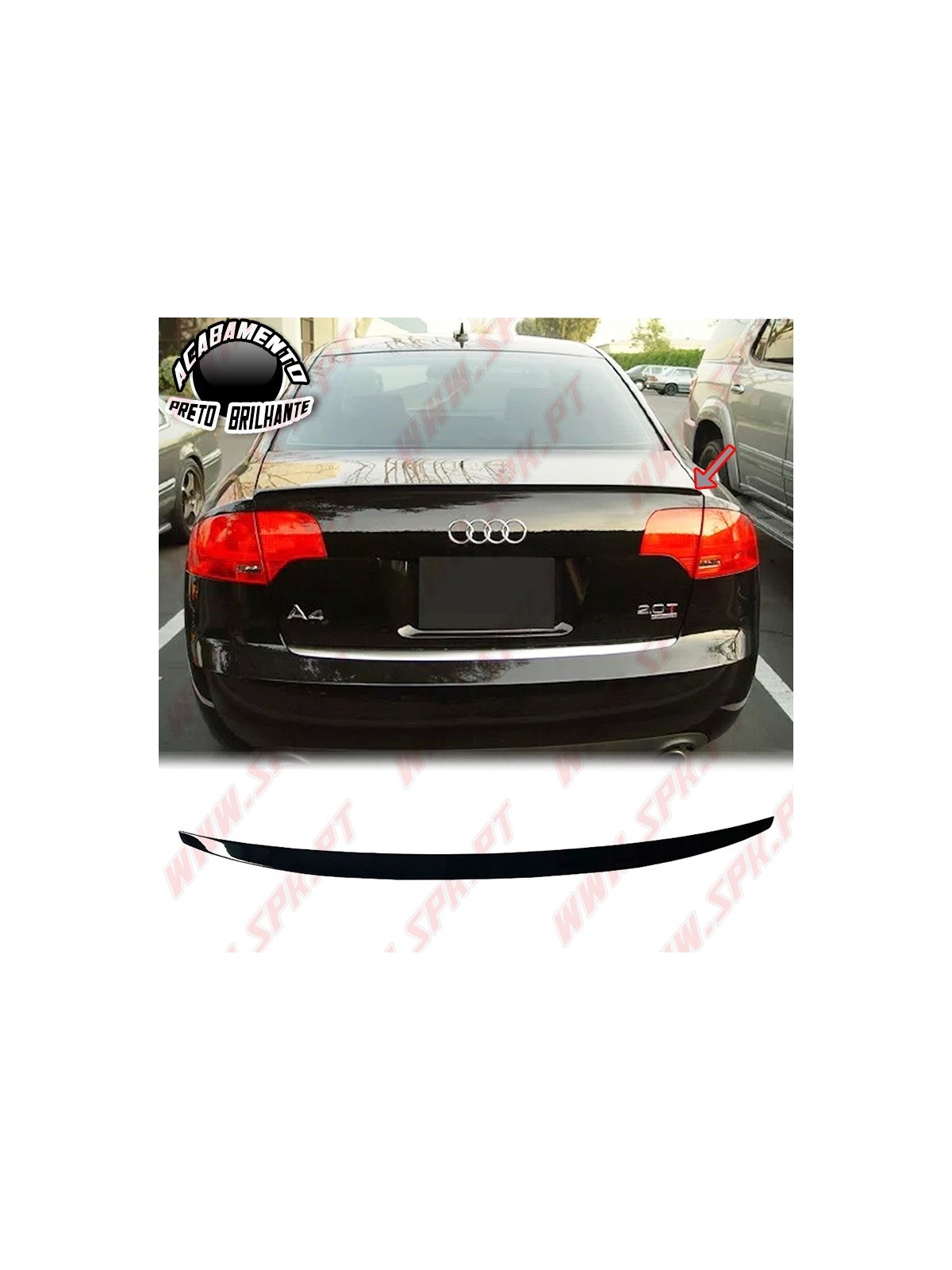 Aileron Traseiro - Audi A4 B6 / B7 - Sedan (2001-2008)