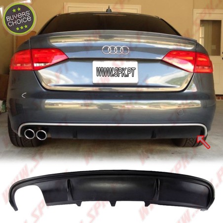 Difusor Traseiro V.1 - Audi A4 B8 Sedan / Avant (2008-2012)