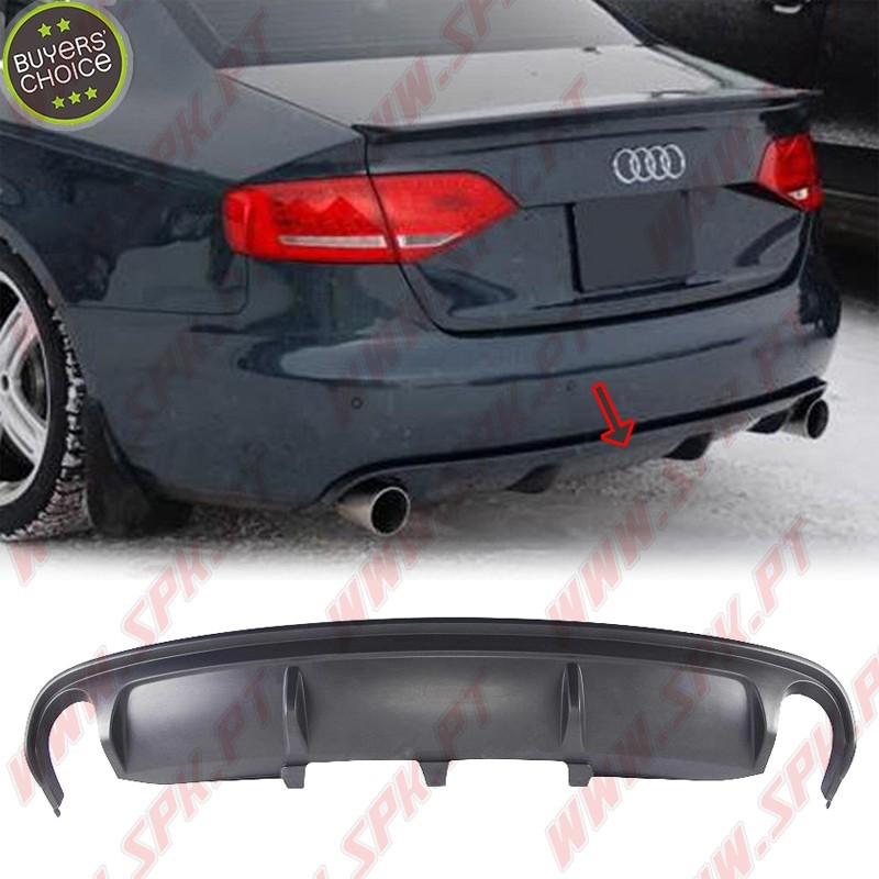 Difusor Traseiro V.2 - Audi A4 B8 Sedan / Avant (2008-2012)