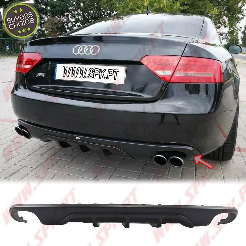 Difusor Traseiro V.1 - Audi A5 8T Sportback (2009-2011)