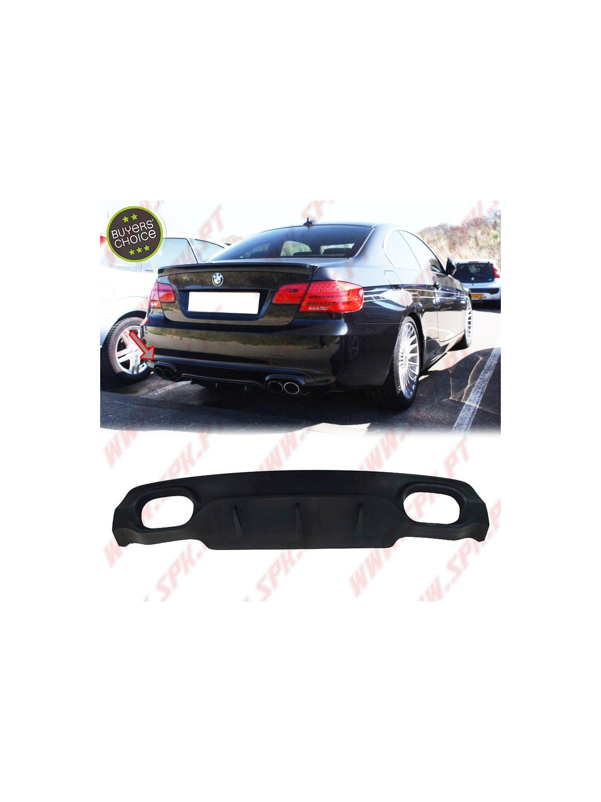 Difusor Traseiro Look Alpina - BMW E92 / E93 LCI (2010-2013) Difusor Traseiro Look Alpina - BMW E92 / E93 LCI (2010-2013)