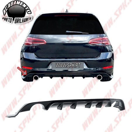 Difusor Traseiro - VW Golf 7.5 Facelift (2017-2019)
