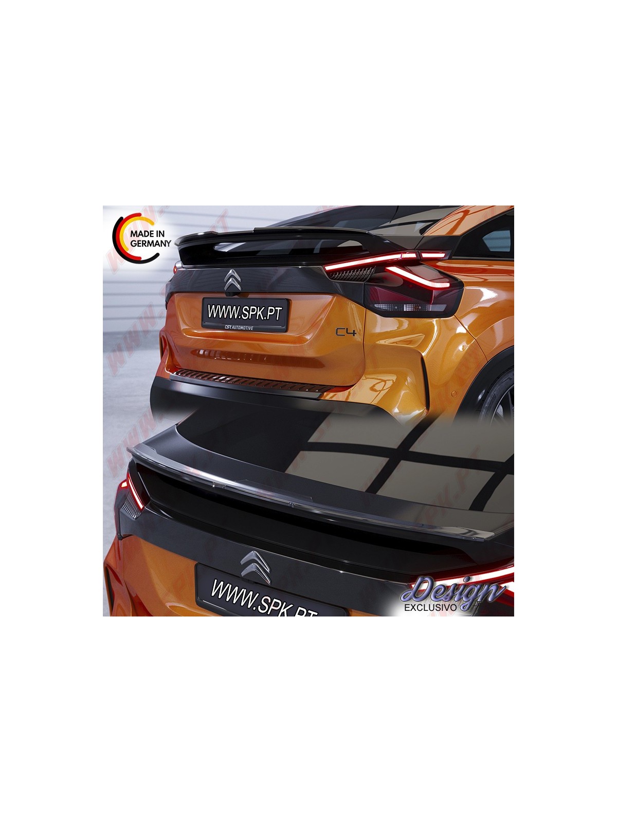 Extensão de Aileron - Citroen C4 / e-C4 - 3º Geração (2020-) Extensão de Aileron - Citroen C4 / e-C4 - 3º Geração (2020-)