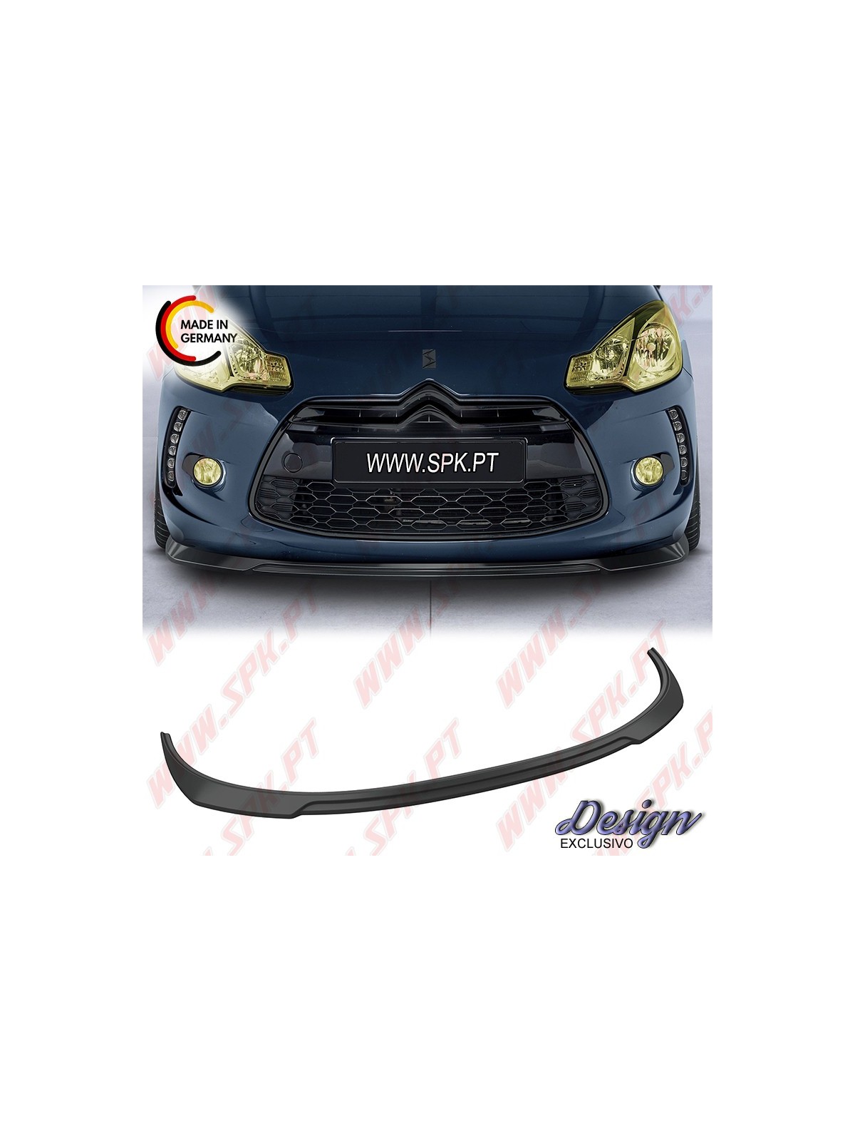 Lip Spoiler Frontal - Citroen DS3 (2010-2016) Lip Spoiler Frontal - Citroen DS3 (2010-2016)