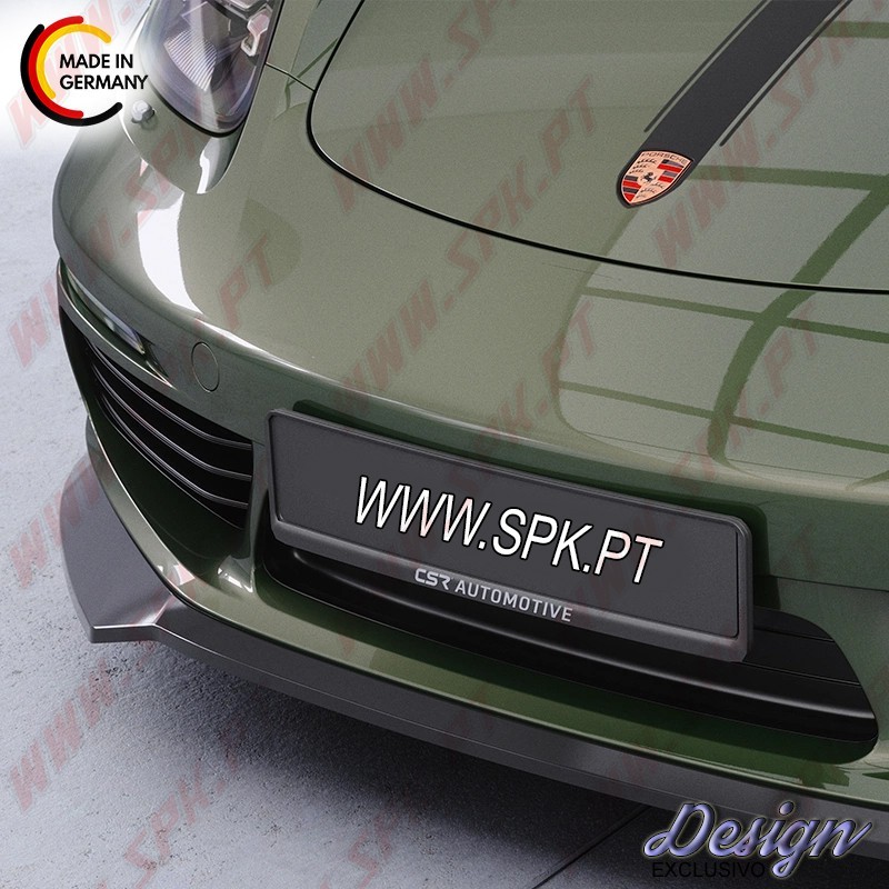 Pack Lip Spoiler Frontal + Embaladeiras Laterais - Porsche 718 Boxster 982 / 718 Cayman 982 (2016-)