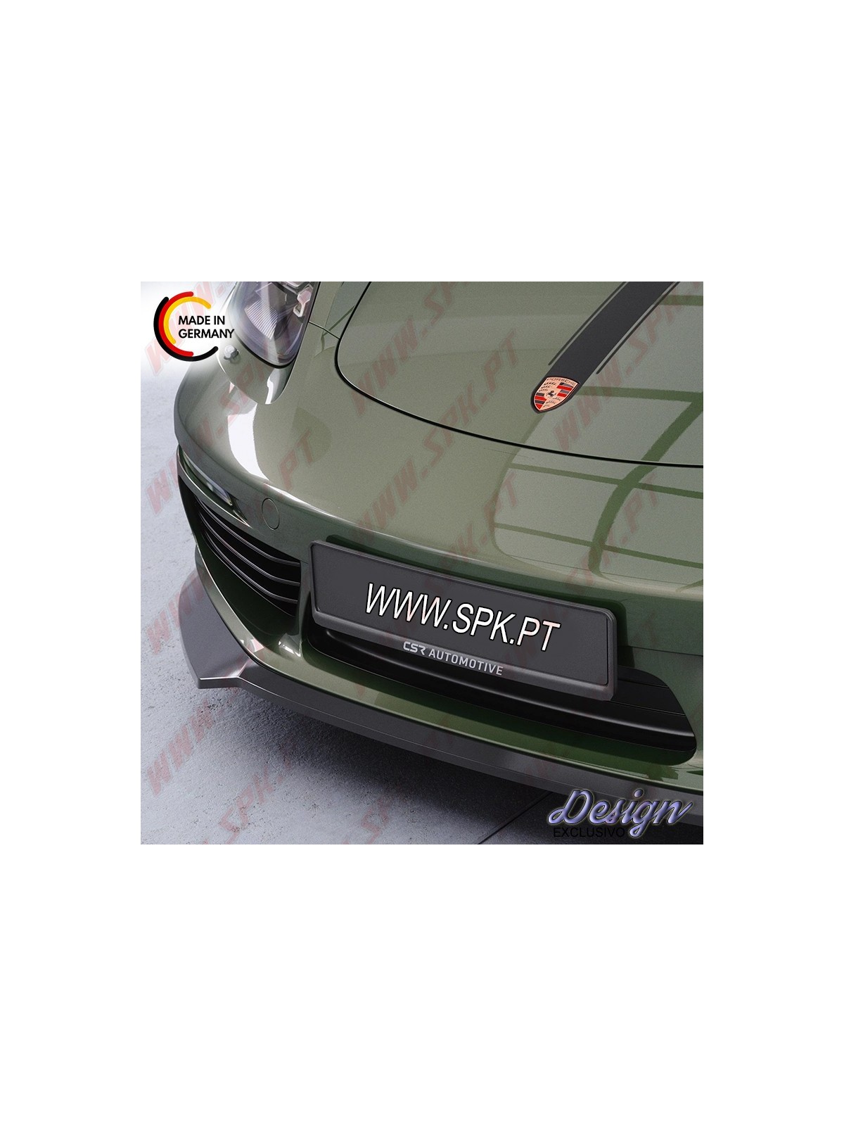 Lip Spoiler Frontal - Porsche 718 Boxster 982 / 718 Cayman 982 (2016-)