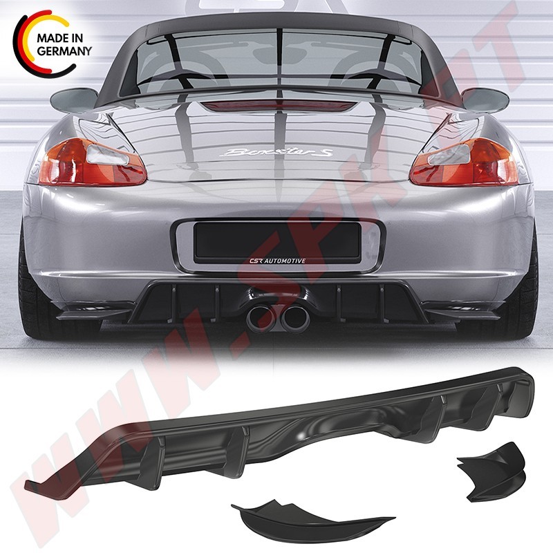 Difusor Traseiro + Flaps Laterais - Porsche Boxster 986 (1996-2002)
