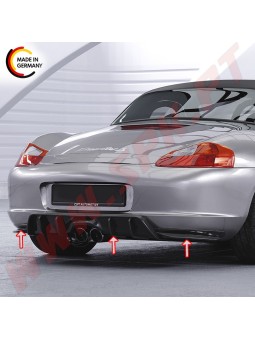 Difusor Traseiro + Flaps Laterais - Porsche Boxster 986 (1996-2002)