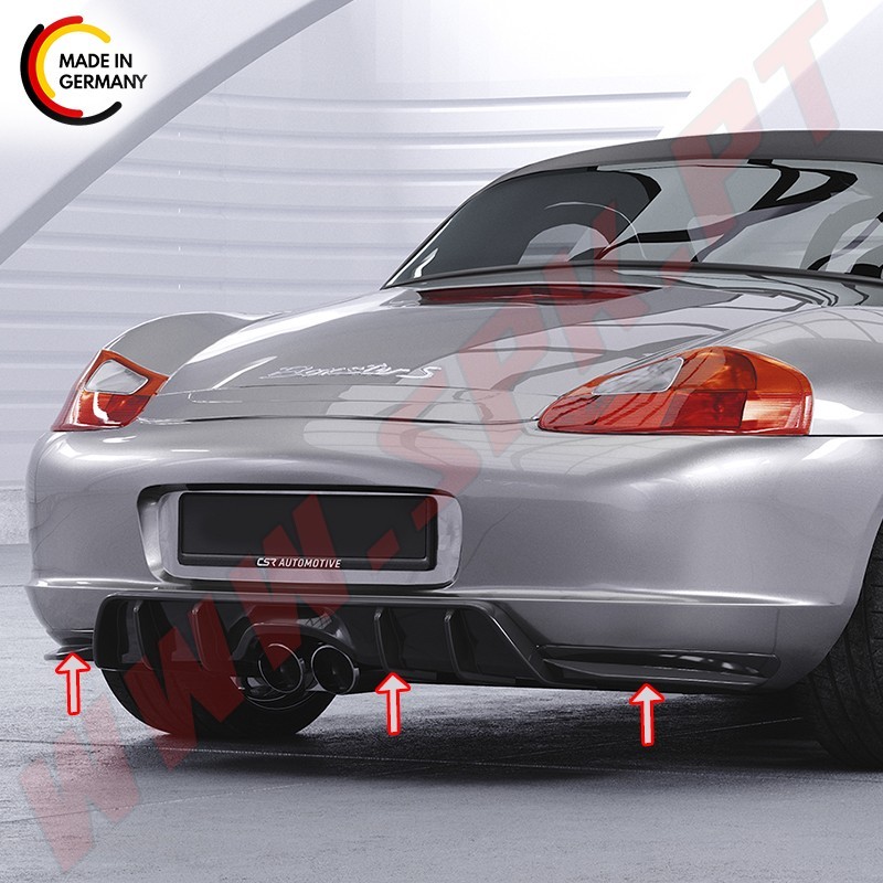 Difusor Traseiro + Flaps Laterais - Porsche Boxster 986 (1996-2002)