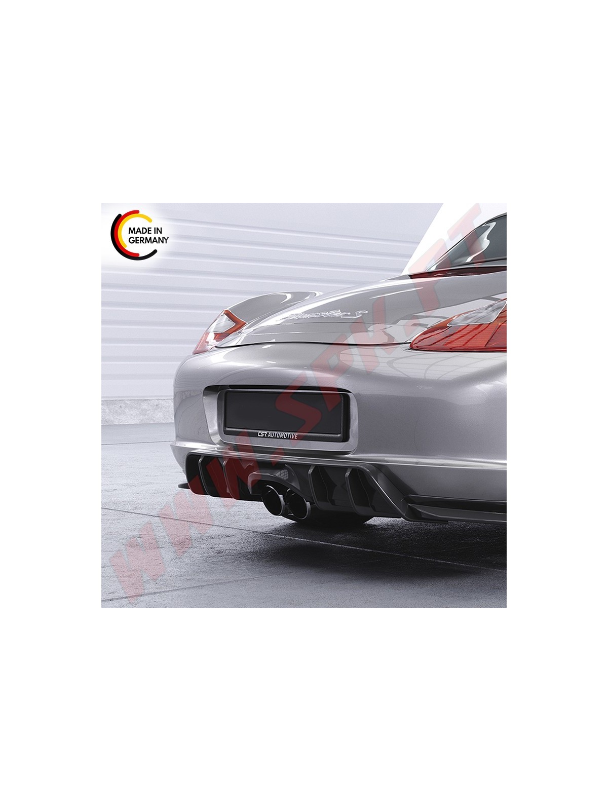 Difusor Traseiro + Flaps Laterais - Porsche Boxster 986 (1996-2002)