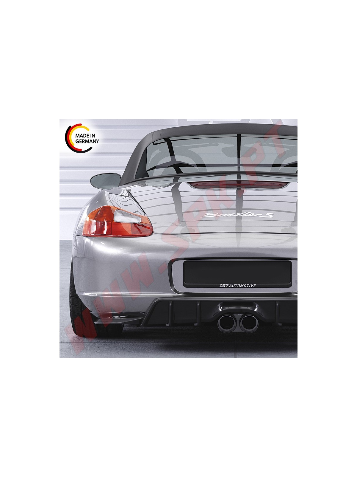 Difusor Traseiro + Flaps Laterais - Porsche Boxster 986 (1996-2002)