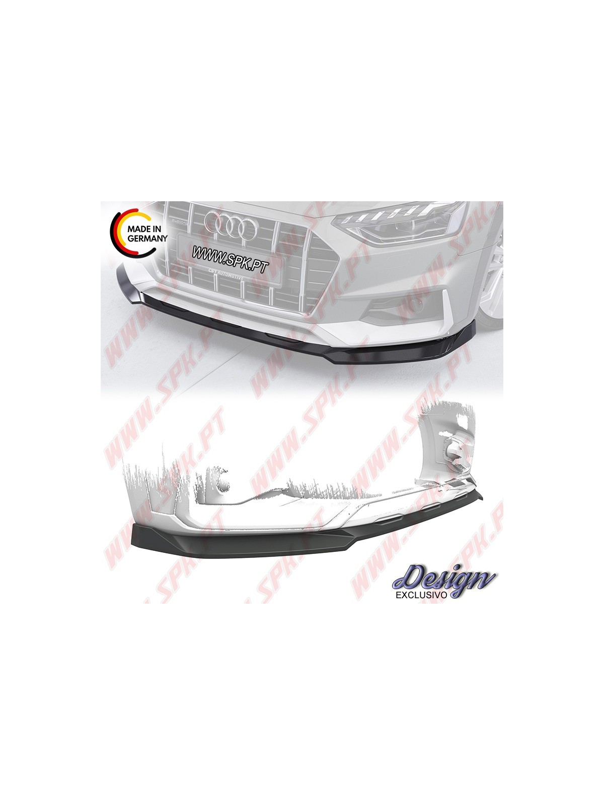 Lip Spoiler Frontal Audi A4 Allroad B9 Facelift (2019-)