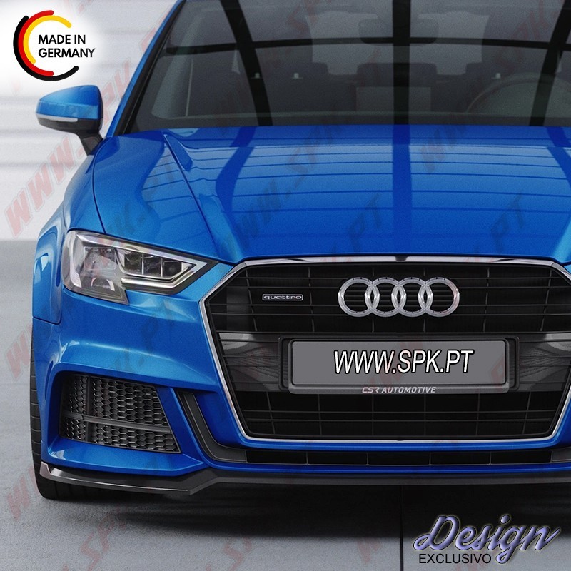 Lip Spoiler Frontal - Audi A3 S-Line / S3 8V - Sedan / Cabrio (2016-2020) Lip Spoiler Frontal - Audi A3 S-Line / S3 8V - Sedan / Cabrio (2016-2020)