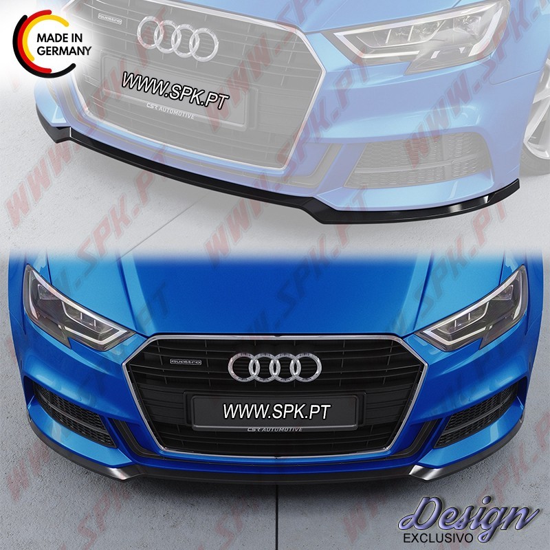 Lip Spoiler Frontal - Audi A3 S-Line / S3 8V - Sedan / Cabrio (2016-2020) Lip Spoiler Frontal - Audi A3 S-Line / S3 8V - Sedan / Cabrio (2016-2020)
