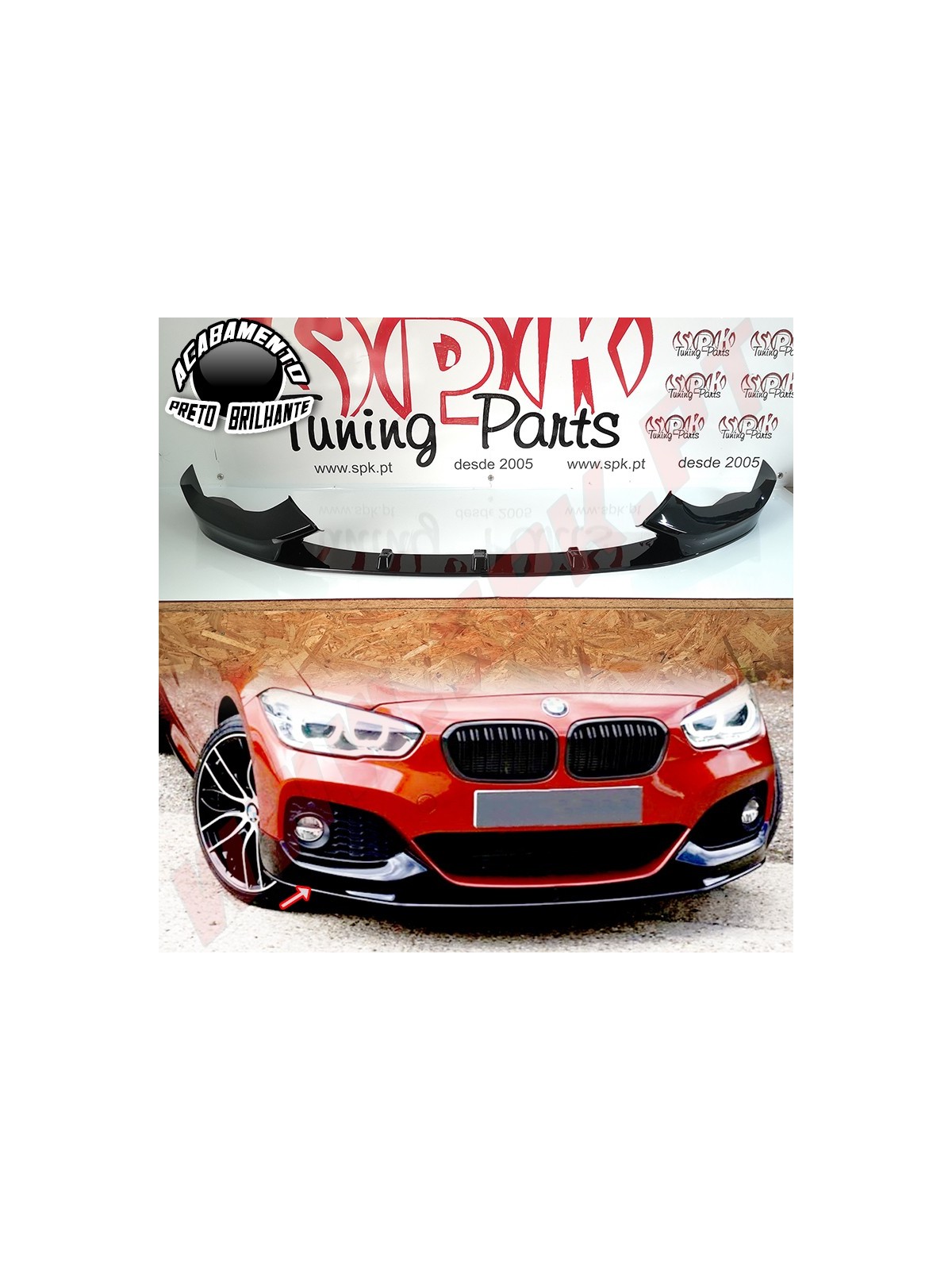 Lip Spoiler Frontal BMW F20 / F21 LCI M (2015-2019) Lip Spoiler Frontal BMW F20 / F21 LCI M (2015-2019)