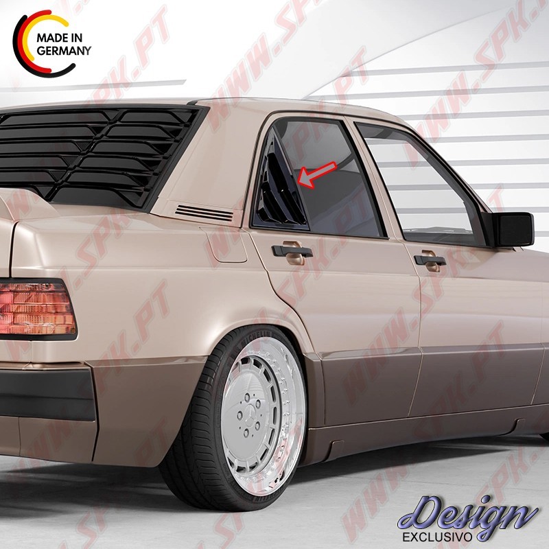 Louver / Spoilers de Vidros Laterais - Mercedes 190 - W201 (1982-1993) Louver / Spoilers de Vidros Laterais - Mercedes 190 - W201 (1982-1993)