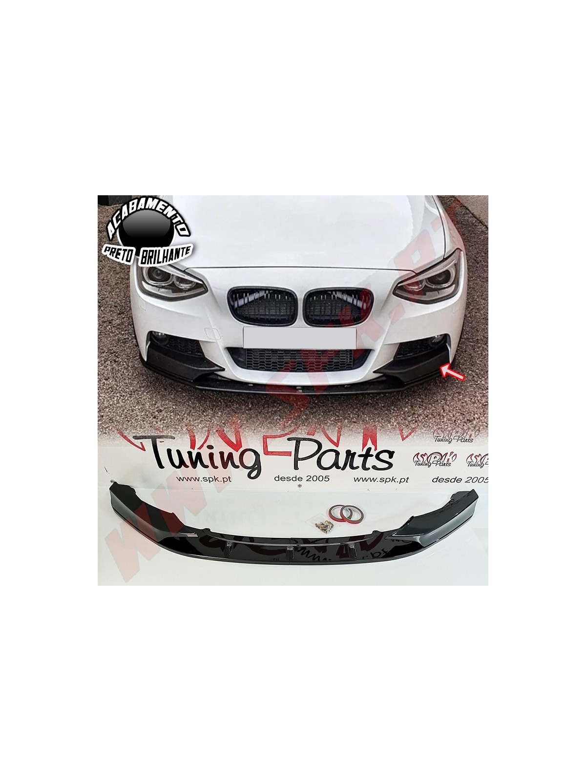 Lip Spoiler Frontal BMW F20 / F21 M (2011-2015) Lip Spoiler Frontal BMW F20 / F21 M (2011-2015)