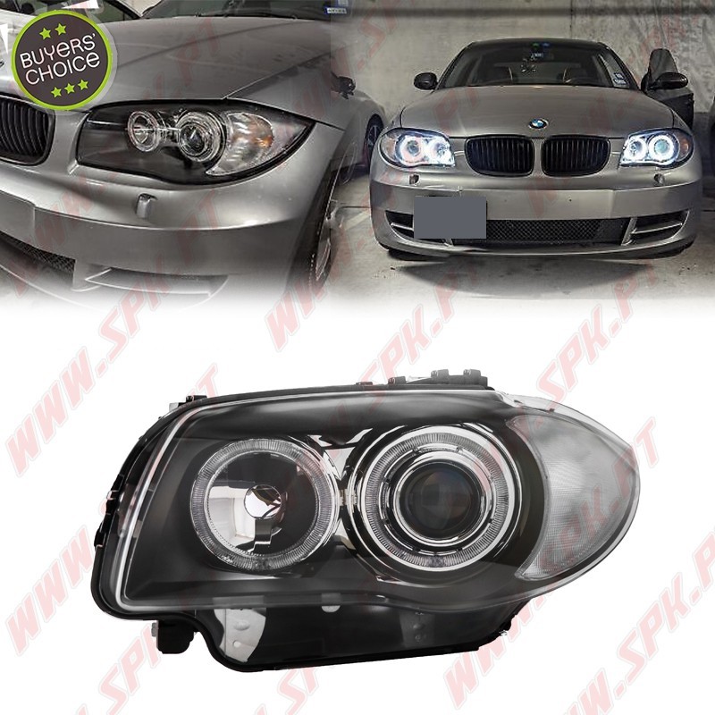 Faróis Angel Eyes LED - BMW E81 / E82 / E87 / E88 (2004-2011)