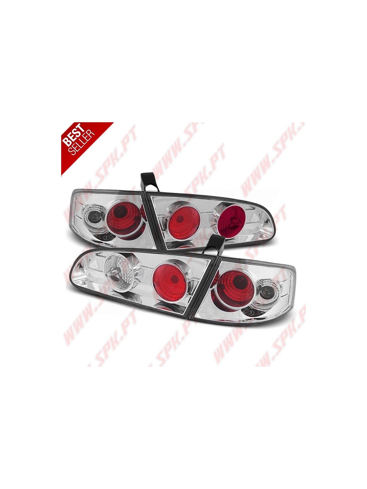 Farolins Cristal Chrome - Seat Ibiza 6L (2002-2008) Farolins Cristal Chrome - Seat Ibiza 6L (2002-2008)
