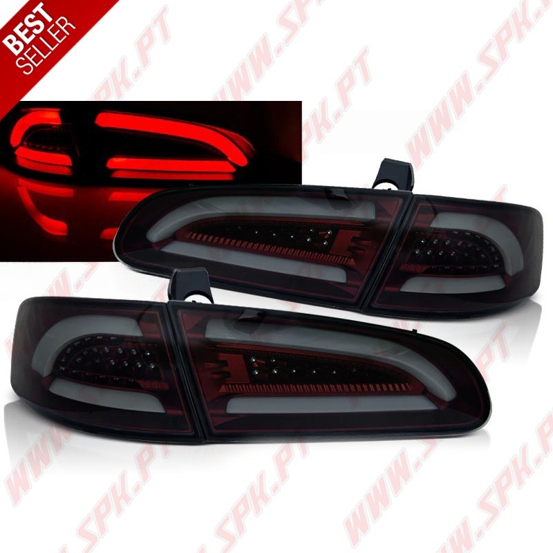 Farolins LED Red+Smoke - Seat Ibiza 6L (2002-2008) Farolins LED Red+Smoke - Seat Ibiza 6L (2002-2008)