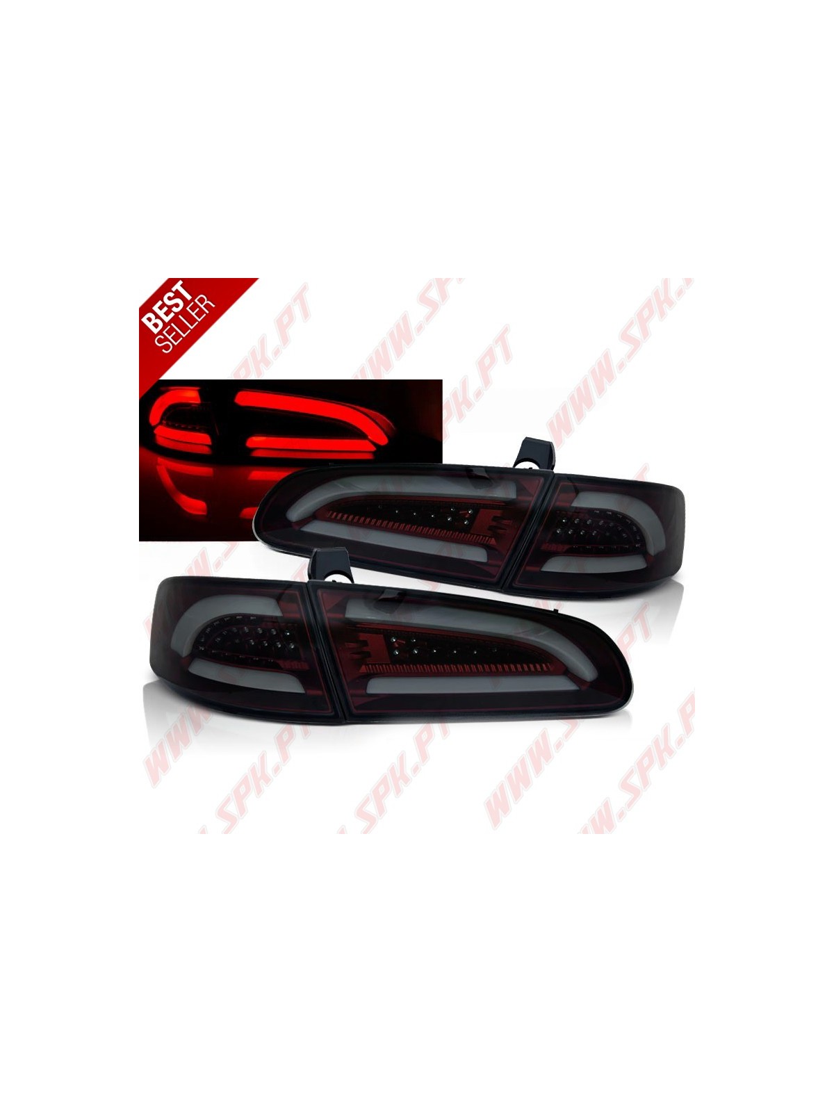Farolins LED Red+Smoke - Seat Ibiza 6L (2002-2008) Farolins LED Red+Smoke - Seat Ibiza 6L (2002-2008)