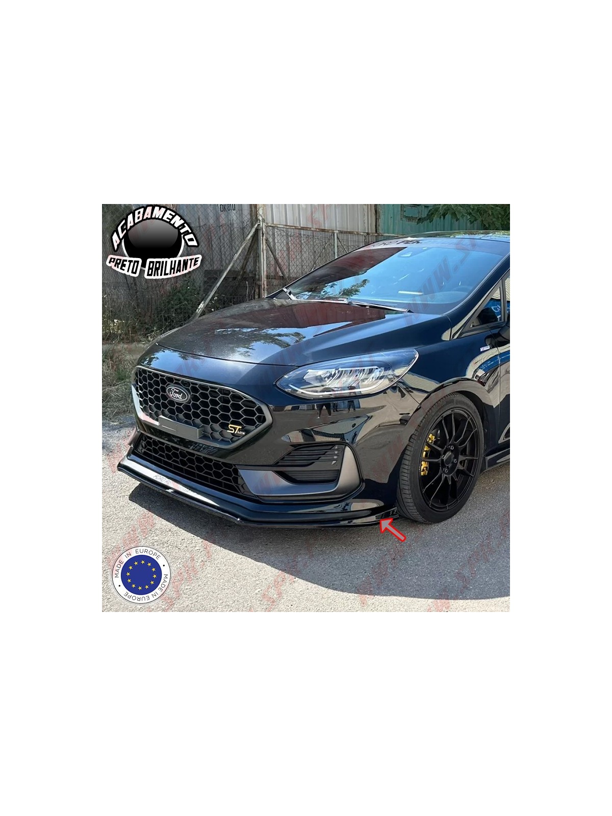 Lip Spoiler Frontal V.1 - Ford Fiesta 8 ST Facelift (2021-2024) Lip Spoiler Frontal V.1 - Ford Fiesta 8 ST Facelift (2021-2024)