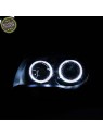 Faróis Angel Eyes LED - BMW E81 / E82 / E87 / E88 (2004-2011)